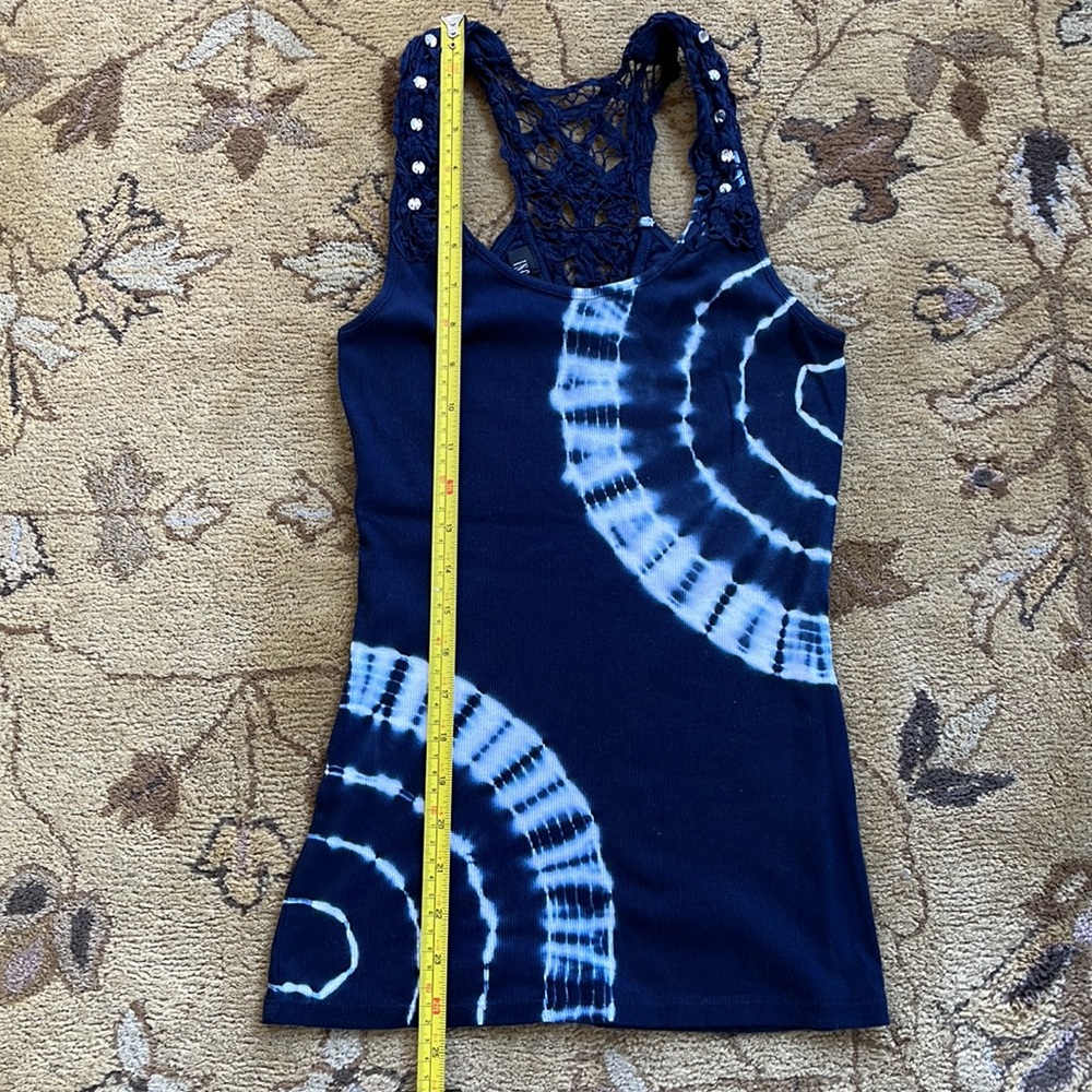 INC Tank with Rhinestones - Picture 4 of 7